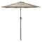 Northlight 9ft Outdoor Patio Market Umbrella with Hand Crank and Tilt, Taupe